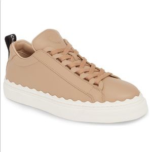 Chloe Lauren Sneakers in Pink Tea Leather